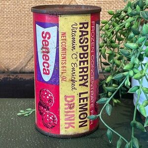 Vintage Seneca drink can